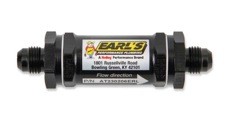 Aluminum In-Line Fuel Filter AT230208ERL